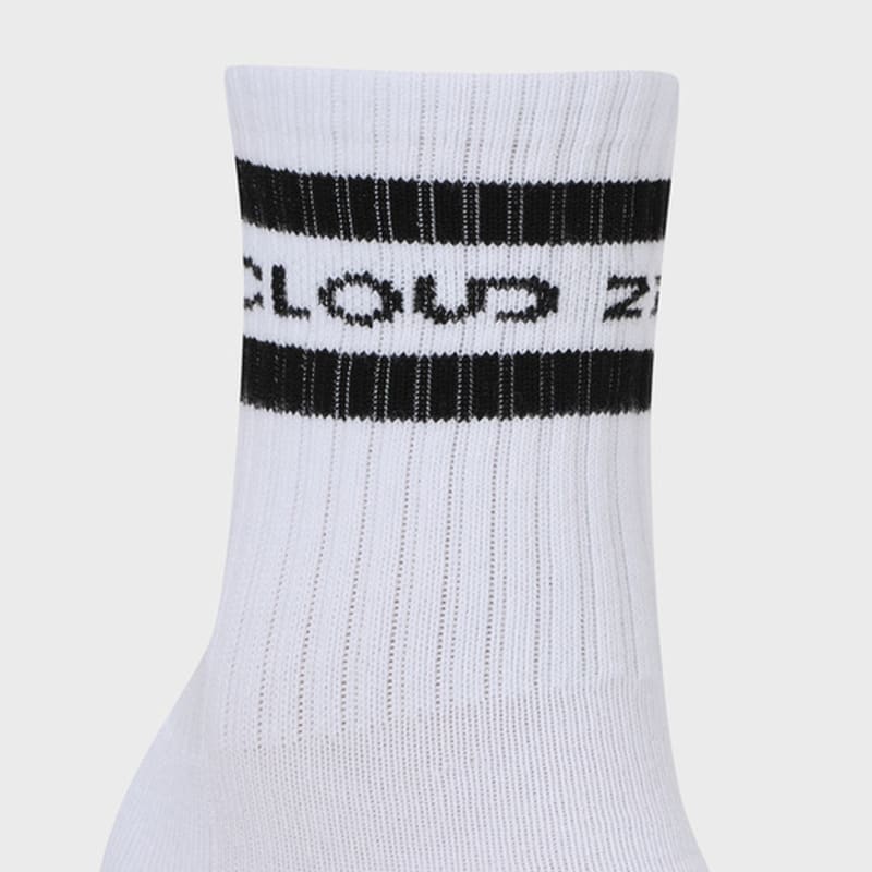 CLOUD ZERO 2S Crew Socks (2P) (0097054) CZFAF1SC903MN-WHITE