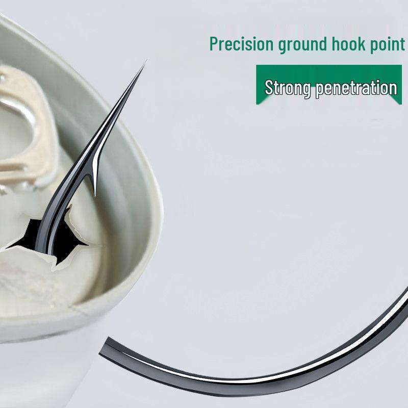 Ultra-Fine Alloy Steel Barbed/Barbless Hooks for Crucian Carp and Minnow Fishing