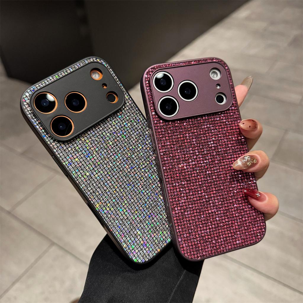 Carcasă Estetică cu Paiete Cer Înstelat și Diamante pentru iPhone 17 Air 16 E 15 14 Plus 13 12 11 Pro X R S Max Husa Strălucitoare cu Strass