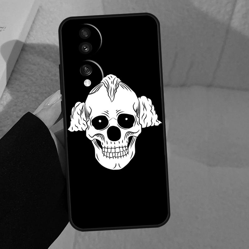 Death Skull Bones Clown Circus For Honor Magic V5 5 6 7 Pro Case For Honor 200 400 Lite 50 70 90 X8a X8b X9a X9b X9c Cover