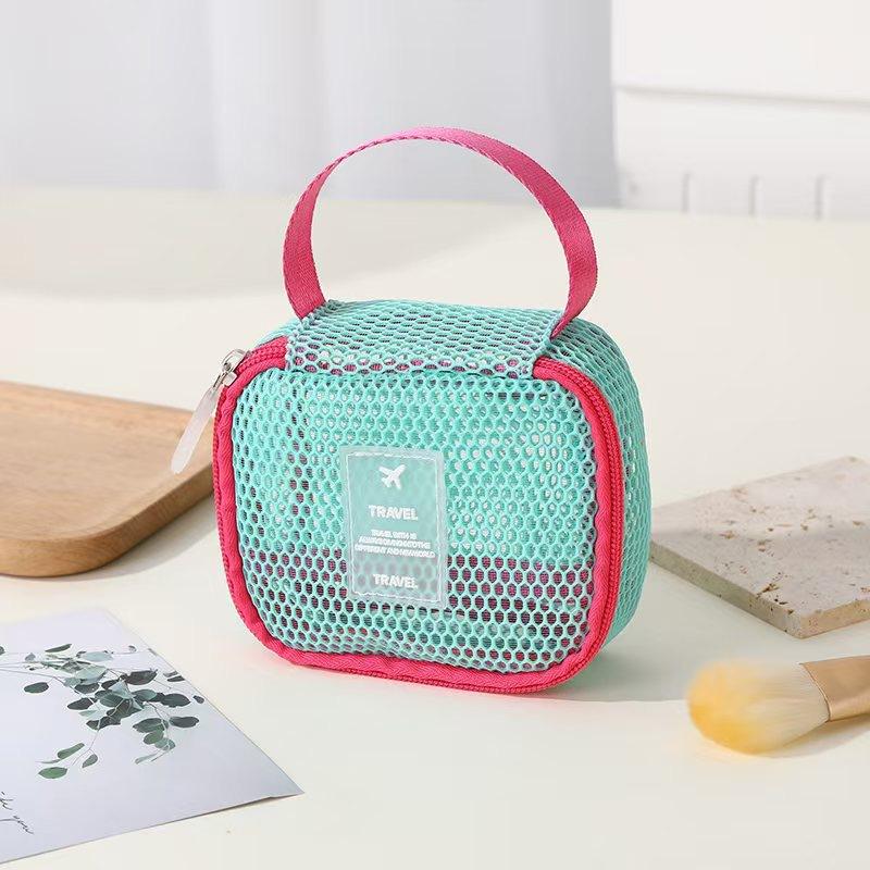 Wash Storage Bag Multi-Functional Toiletry Washbag Portable Makeup Pouch Portable Mesh Makeup Bag For Portable Use Gift Daily