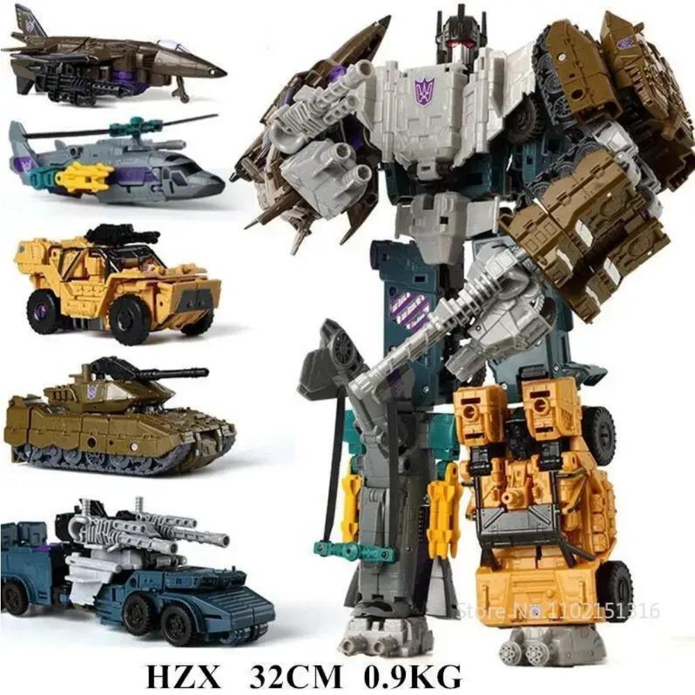 Dönüşen Robot Oyuncakları HZX Defensor Bruticus Superion Devastator IDW 5'TE 1 6'DA 1 TEK KUTUSUZ Setler Aksiyon Figürü KO 6'lı