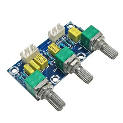 Passive Tone Board Power Amplifier Board Front Stage High and Low Voltage Mixer Attenuation Type Passive Tone Board XH-M802