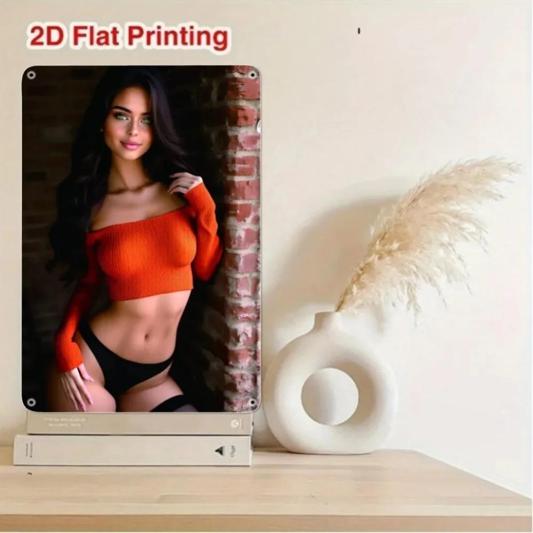 

Retro Vintage Metal Wall Art 8x12 Inch 2D Flat Printed Home Bar Decor Signs Plaques 20x30cm