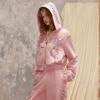UNIFREE Women's Retro Slim-Fit Hooded Sweatshirt