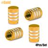 AUTCOAT 4Pcs Aluminum Car Wheel Tire Valve Caps Tyre Rim Stem Covers Airdust Waterproof For Automobiles Motorcycles Trucks Bikes Stem Caps1