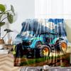 Truck Theme Printed Blanket - Perfect for Couch, Bed, Travel & Outdoor Use | Machine Washable, Cozy & Durable.