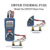 12/20 Pcs Thermal Fuse Compatibility 3388651 And WP3392519 Dryer Thermal Fuse Thermal Protection Replacement Accessories