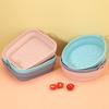 Silicone Air Fryer Silicone Liner Square Round Multicolor Air Fryer Baking Tray Heat Resistant Non-slip Air Fryer Lining