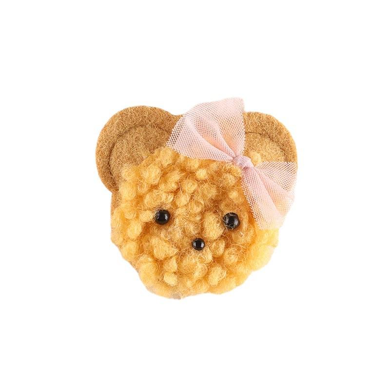 Hair Accessories Accessories Socks Shoes And Hats Decorative Accessories Bear Bow Hairpin Accessories Brooch Handmade Diy Clothing Accessories