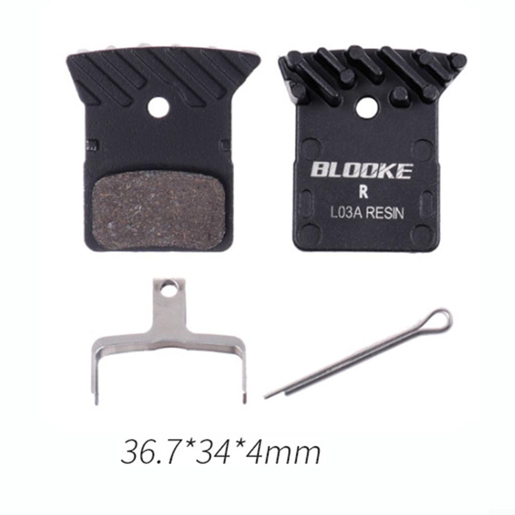 2 Pistonlu Disk Fren Balataları 36.6x34mm Siyah Yeni Bisiklet Parçaları