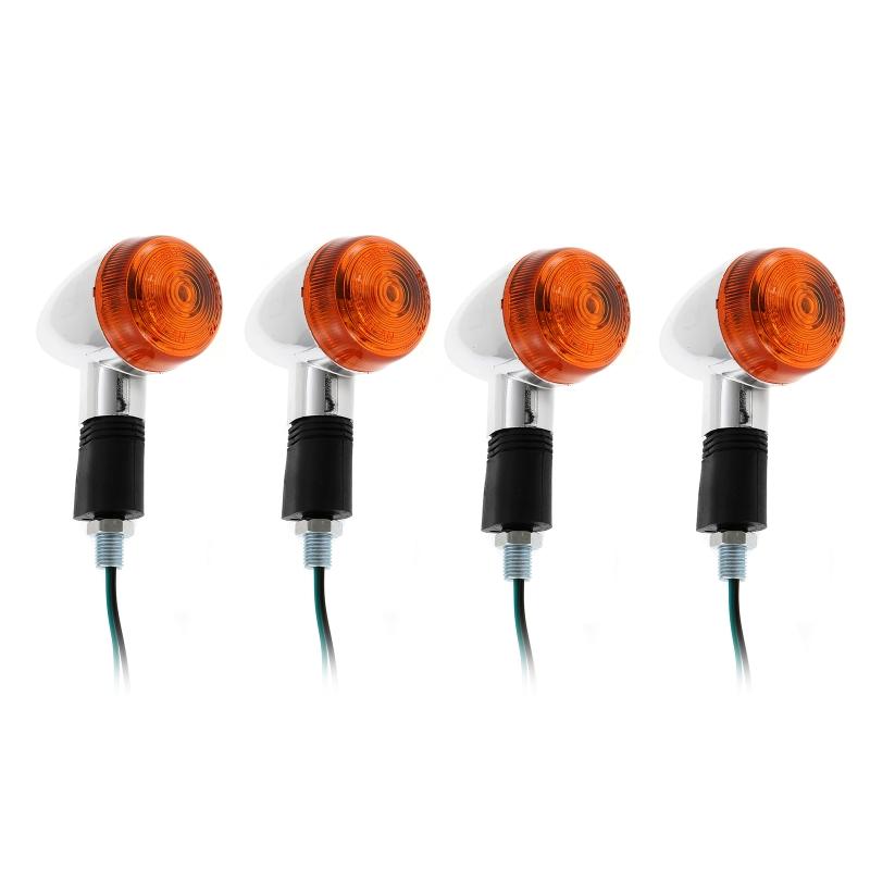 

1/2 пара 12 В мотоциклетные указатели поворота, легкие модифицированные передние и задние сигналы для мотоцикла 4Pcs