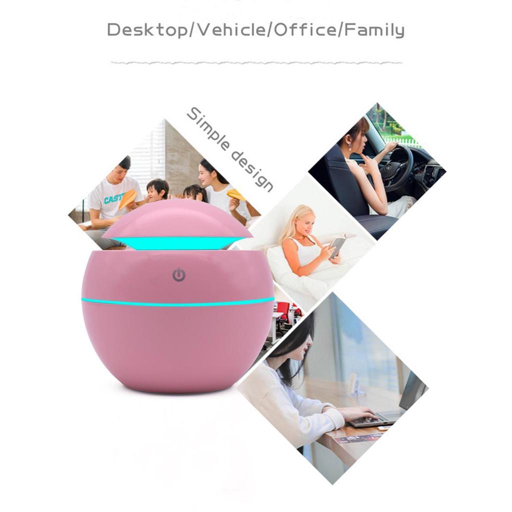 Compact USB Mini Humidifier & Air Purifier for Home or Office