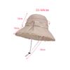 Spring Summer Outdoor Sun Hat Women's Big-Brimmed Fisherman Hat for Travel and Holiday Sun Hat