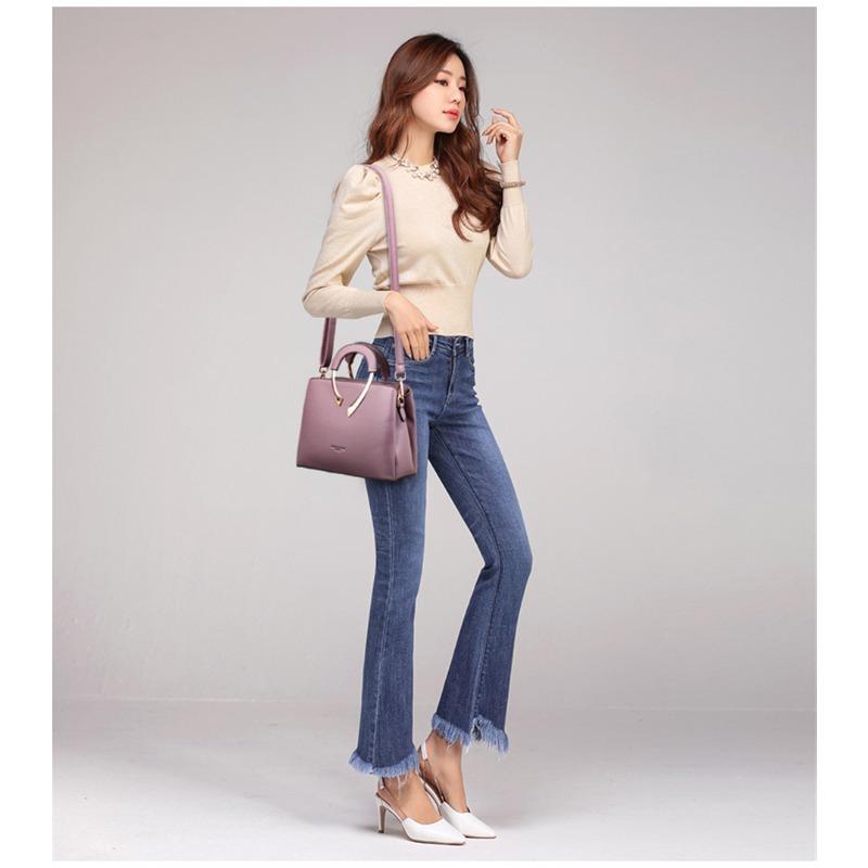 Single Shoulder Bag Lychee Print Large Handbag Female Mother Bag Fashion Women's Crossbody Bag