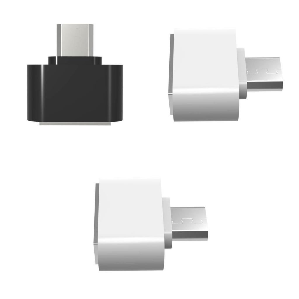 Versatile And Timeless 2 Pcs Micro Usb Flash Mouse Keyboard Expansion Type-c Otg Adapter