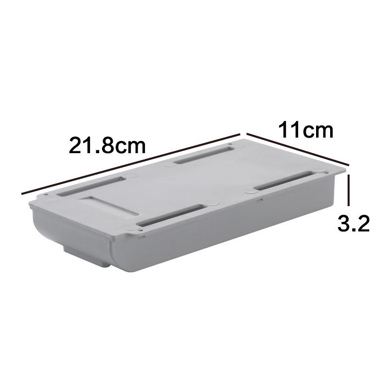 Self-Adhesive Hidden Storage Box Under the Table Organizer Under Desk Drawer Box Stationery Storage Back To School Supplies