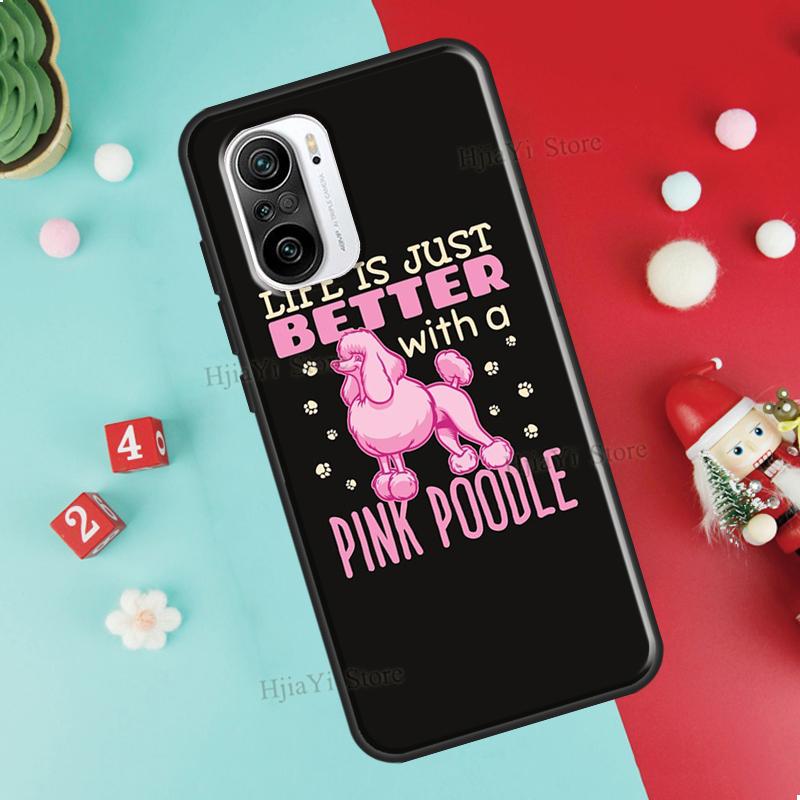 Poodle Dog Cartoon Case For Xiaomi 11T 12T Pro 12X 12 13 Lite Cover For POCO X5 X3 X4 F5 Pro F3 F4 GT M5s C40