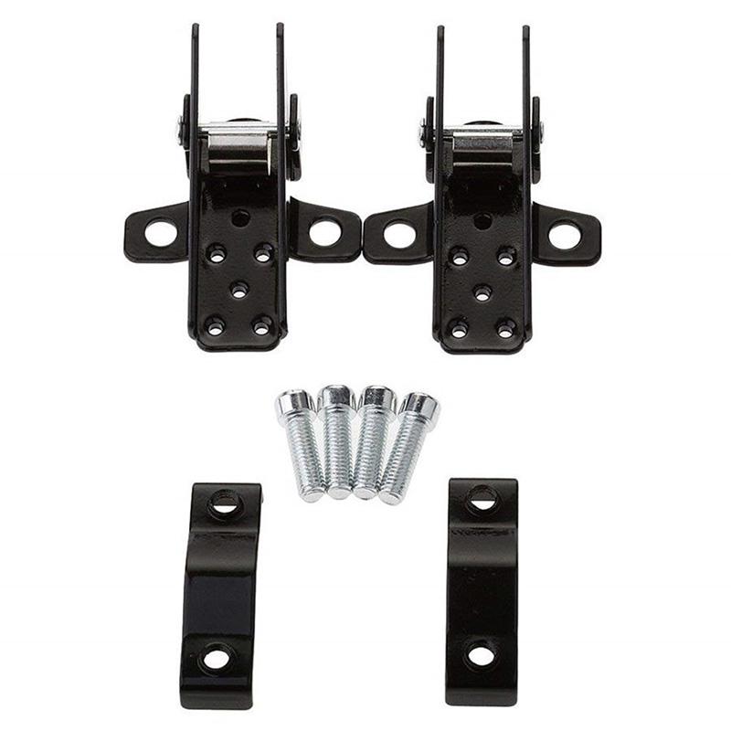 Univerzální černý nožní kolík pro spolujezdce na motocyklu Opěrka na zadní pedál 25-28 mm