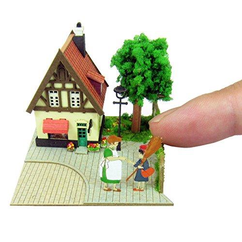 Sankei Studio Ghibli Mini Kiki's Delivery Service Osono & Kiki Papercraft Model MP07-07 Multicolor