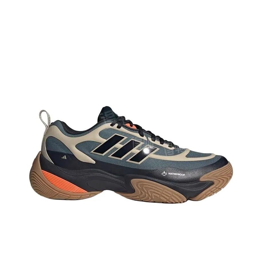 adidas Wear-resistant And Waterproof Low-Top Casual Running Shoes Unisex Brown Black Sneakers JQ7576