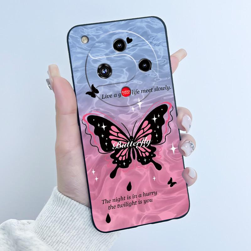 Cute Cartoon Case For ZTE Nubia Focus 2 5G Coque Printing Shell Fundas Protective Cover Soft Silicone Black Casing Capa