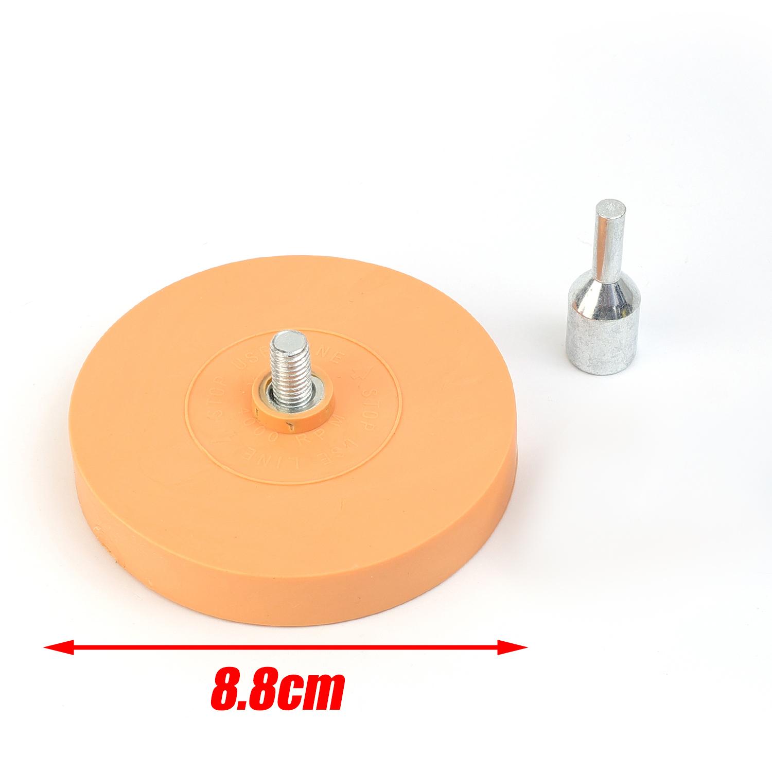 

3.5/4Inch Decal Eraser Wheel Pneumatic Car Sticker Film Glue Remover Pin Stripe Removal Tool Car Adhesive Graphics Cleaning Tool