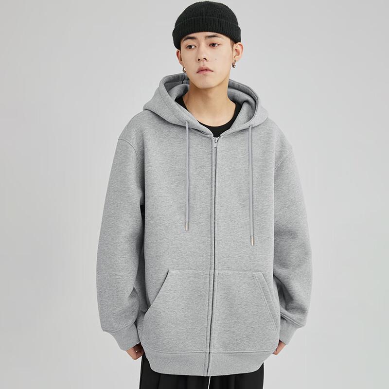 Veste à capuche zippée pour homme Jeanswest avec imprimé lettre