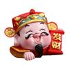 God of Wealth Ornament Chinese Wealth Statue for Spring Festival Home Table
