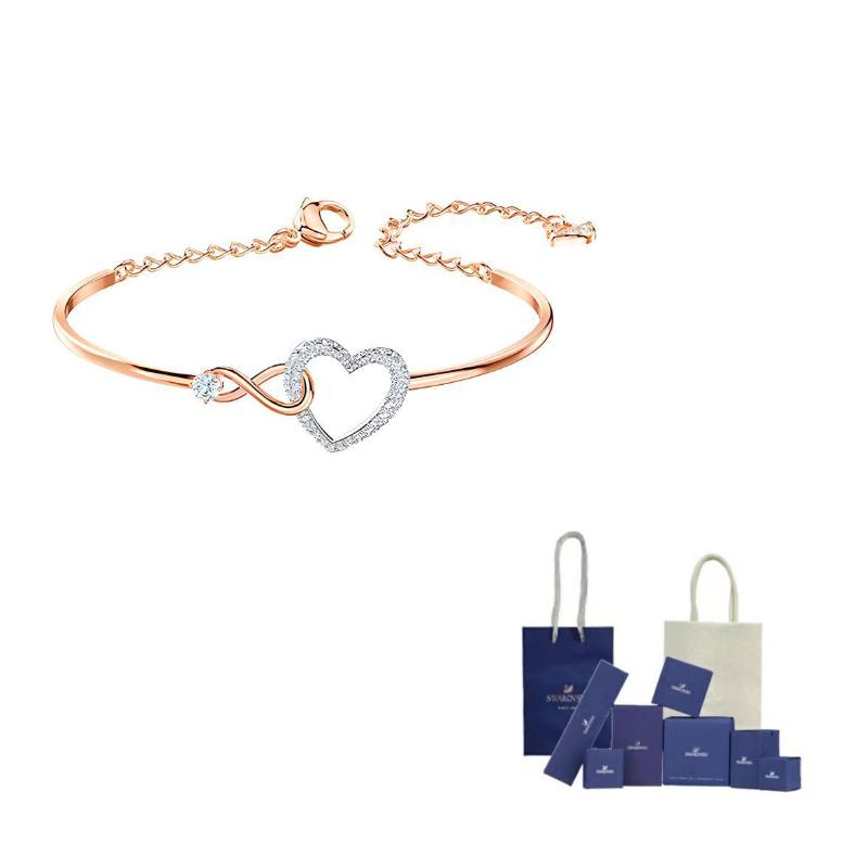 Swarovski Hyperbola Bracelet F-Original Brand Box And Bag розового золота
