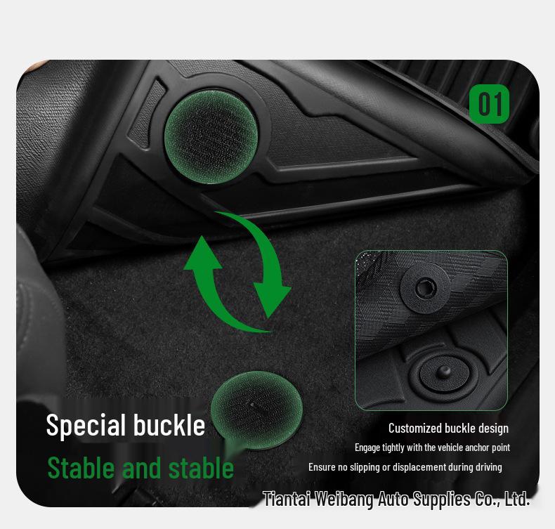 TPE Floor Mats for Kia K3/K3S/K5/K4/KX5/KX3/Sportage/Seltos
