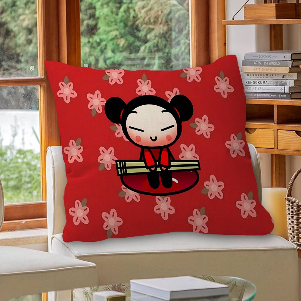 

Small P-Pucca Cartoon Cushion Cover Pillowcase Upholstery Sofa Throw Pillow Home Decor Pillowcas 30cmx30cm