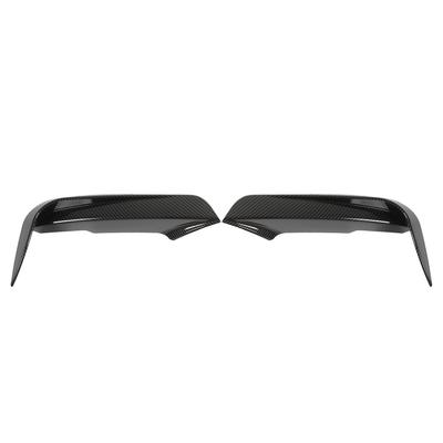 2pcs Front Bumper Vent Canard Splitter Left Right ABS Wind Knife Replacement for 3 Series F30 F31 F3 320i 328i M Sport