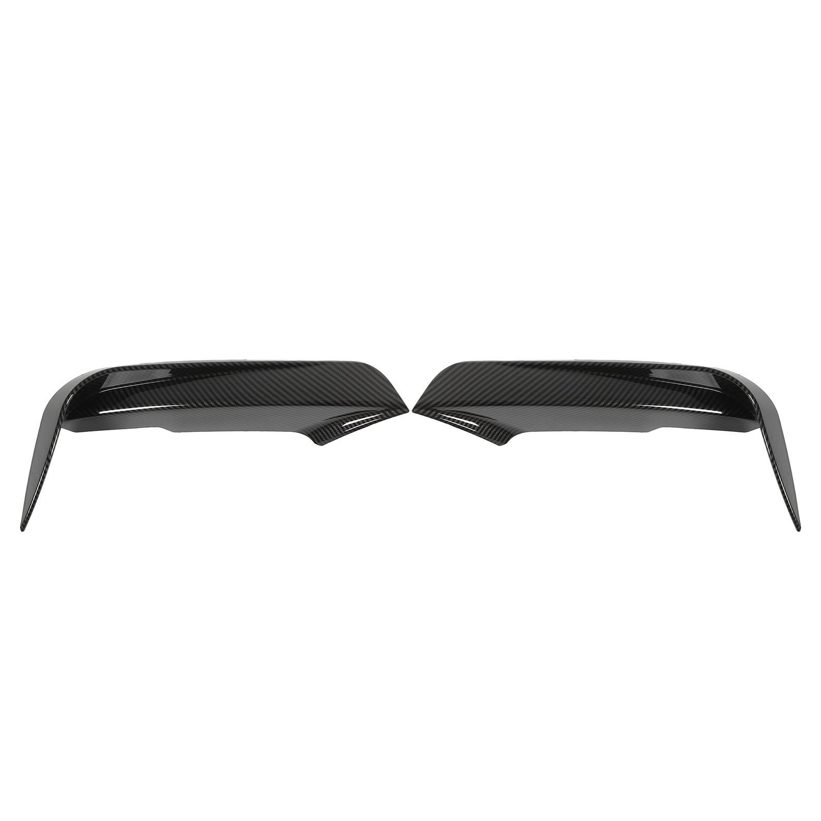 

2pcs Front Bumper Vent Canard Splitter Left Right ABS Wind Knife Replacement for 3 Series F30 F31 F3 320i 328i M Sport