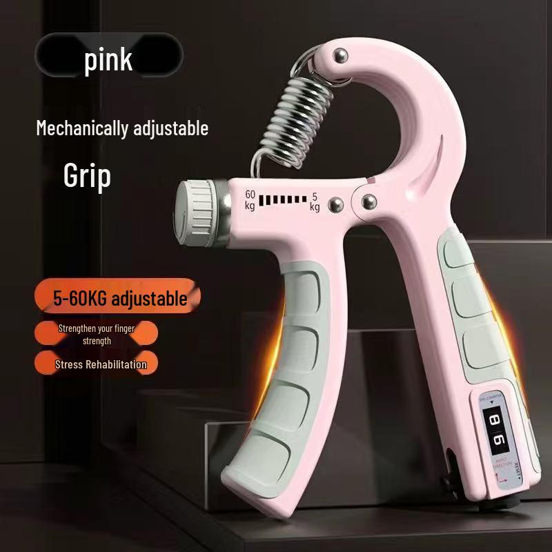 

Регулируемый мужской кистевой эспандер с резиновым покрытием - Тренажер для запястья для дома, занятий спортом на открытом воздухе и фитнеса.