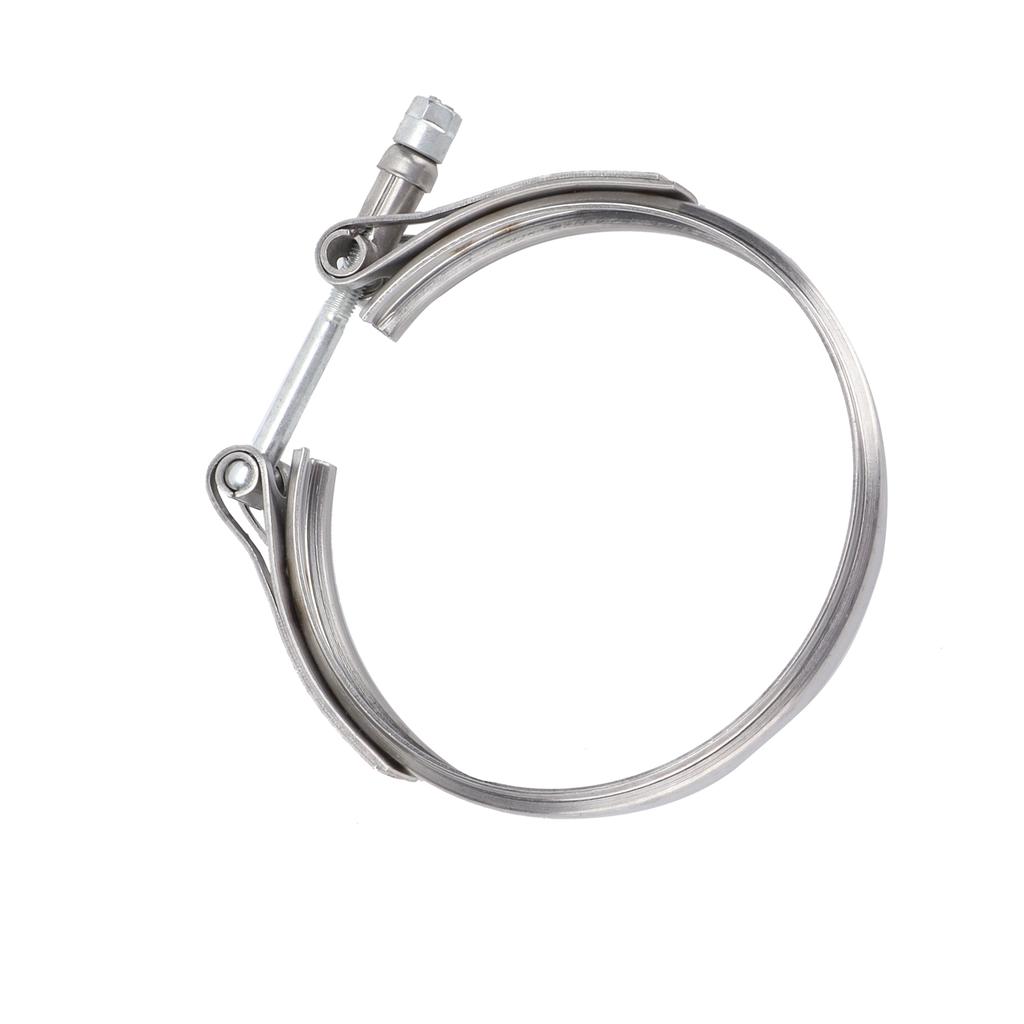 Car Turbocharger Exhaust V Band Clamp 186917 109‑114mm 4.3‑4.5in Replacement for Holset HX52 HX55