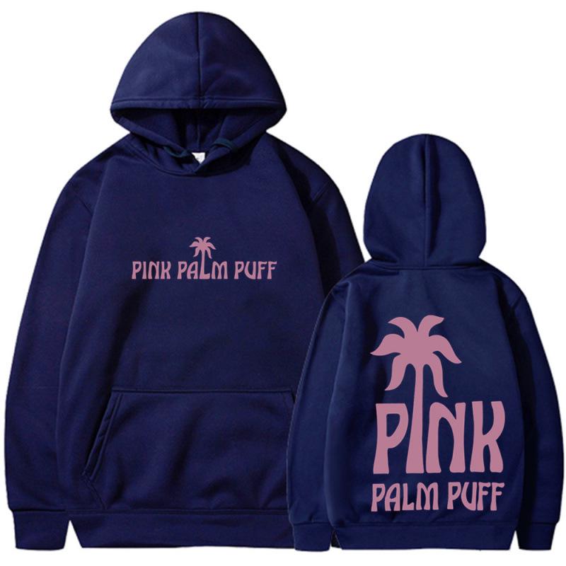 2025 Trending Men's & Women's Coconut Tree Pink Hoodie