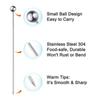 12Pcs Stainless Steel Cocktail Picks Fruit Sticks,Toothpicks for Party Bar Tools Drink Stirring Sticks Martini Picks Party