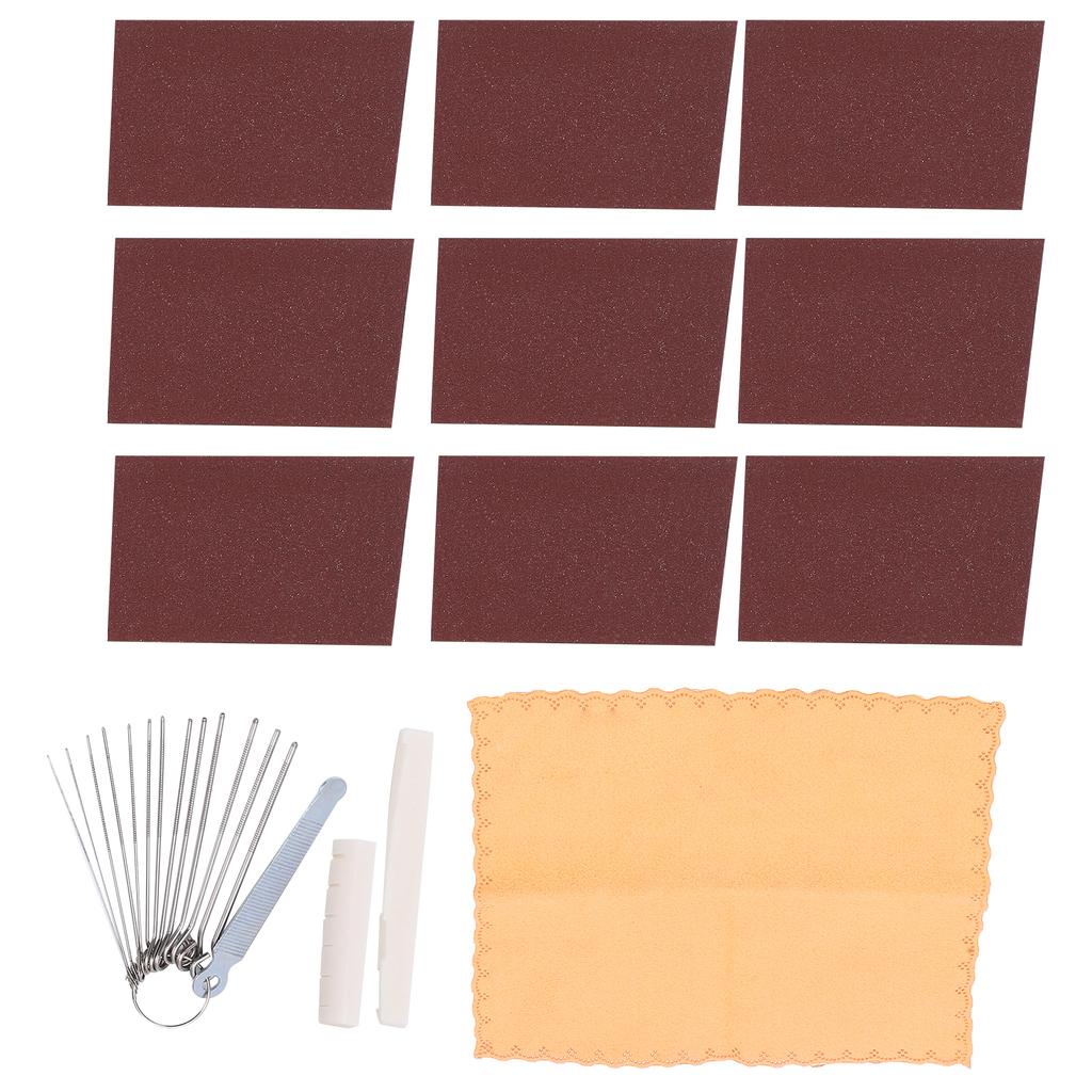 Guitar Polishing Sandpaper Set Strong AntiRust Nut Saddle Maintenance Instrument Accessories