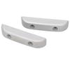 2Pcs Bass Thumb Rest Metal Fatigue Relieving Guitar Finger Rest for Performers Bands Silver