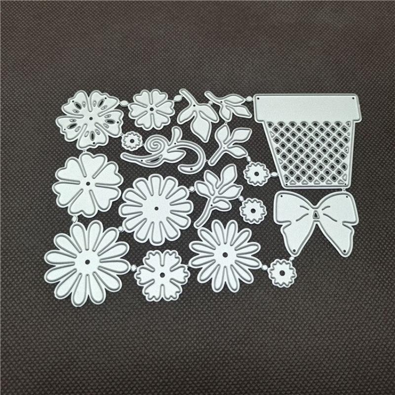 DIY Blumentopf Stanzformen Hand Präge Stanzformen Kohlenstoffstahl Stanzform