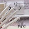 Quick-Dry Black Press-Type Pen, 0.5mm Tip for Student Exams & Signing