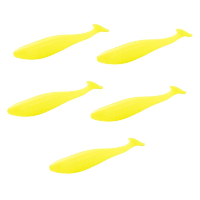 5Pcs 10cm Swim Baits for Saltwater Soft Fishing Lures Paddle Tail Swimbaits Artificial Baits Fishing Lure