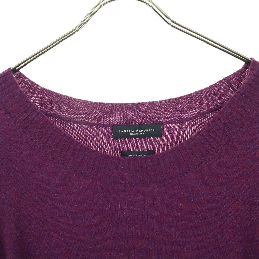 Banana Republic Short sleeve cashmere knit Knee-length dress S purple Women Used
