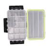 Transparent Plastic Storage Box with Removable Divider Fishing Tackle Fish Hook Protection Box
