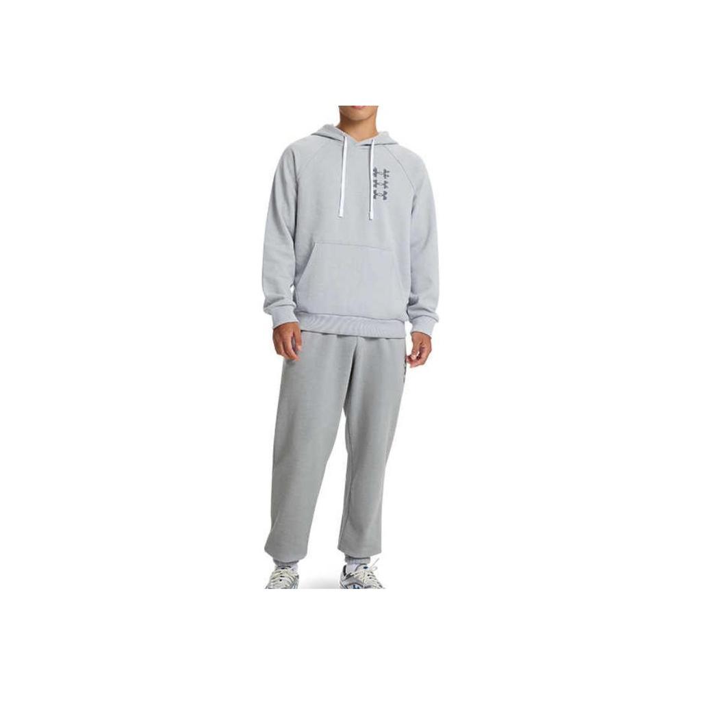 Under Armour Rival Fashion Comfortable Sports Lace-Up Casual Pants Men Pants Modern-Gray 1389429-011