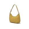 MLB Brand Logo Pu Shoulder Tote Bag Regular Women tote bag Yellow 3ABQSD16N-43YED