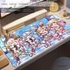 HYBXAXC Large HD Printing Hololive Group Photo Mouse Mat Non-slip Rubber Mat Office Cute Anime Girl Lock Edge Mouse Pad Carpet