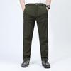 Men's Fleece-Lined Softshell Hiking Pants - Windproof, Warm, and Wear-Resistant for Outdoor Use