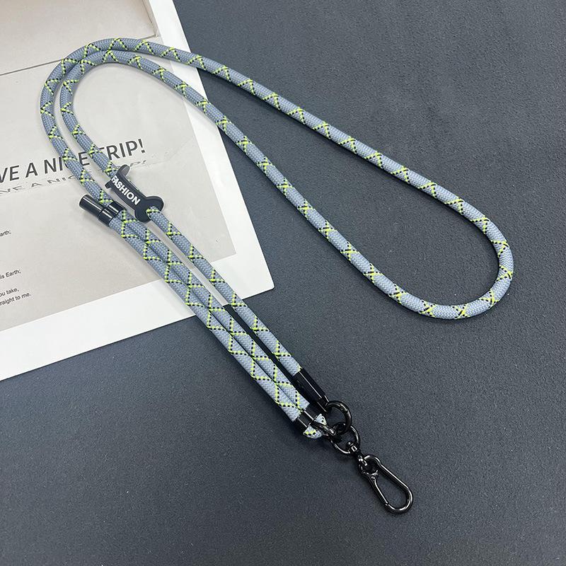 Mobile Phone Lanyard Crossbody Neck 1MM Polyester Mobile Phone Rope Neck Crossbody Adjustable Hand + Lanyard Crossbody Can Be Carried